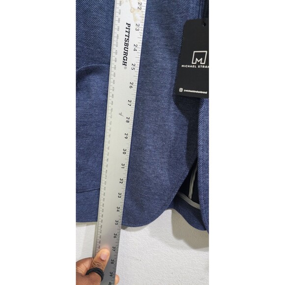 NEW Michael Strahan Blazer Mens 3XLT Blue Unconstructed Two Button Casual - Picture 7 of 12